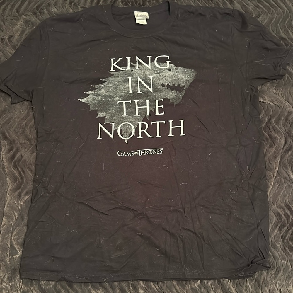 Game of Thrones - King In The North Black T-Shirt - XL